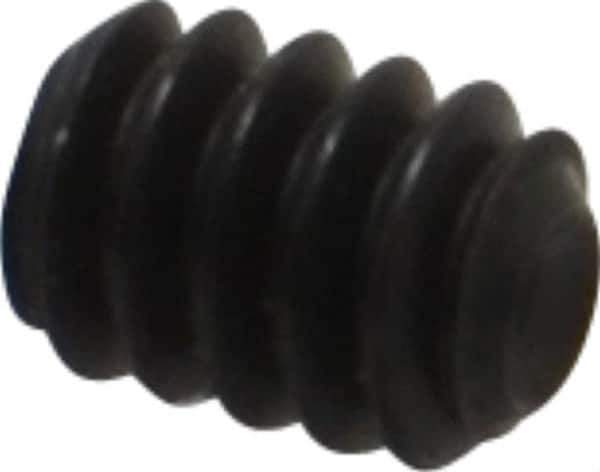 Unbrako - #6-32 UNC, 3/16" OAL, Cup Point Set Screw - Grade 8 Alloy Steel, 1/16" Key - Apex Tool & Supply