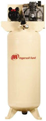 Ingersoll-Rand - 3 hp, 60 Gal Stationary Electric Vertical Air Compressor - Single Phase, 135 Max psi, 230 Volt - Apex Tool & Supply