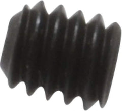 Unbrako - #8-32 UNC, 3/16" OAL, Cup Point Set Screw - Grade 8 Alloy Steel, 5/64" Key - Apex Tool & Supply