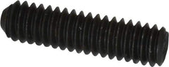 Unbrako - #8-32 UNC, 5/8" OAL, Cup Point Set Screw - Grade 8 Alloy Steel, 5/64" Key - Apex Tool & Supply