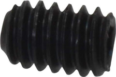 Unbrako - 1/4-20 UNC, 3/8" OAL, Cup Point Set Screw - Grade 8 Alloy Steel, 1/8" Key - Apex Tool & Supply