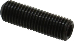 Unbrako - 5/16-24 UNF, 1" OAL, Cup Point Set Screw - Grade 8 Alloy Steel, 3/32" Key - Apex Tool & Supply