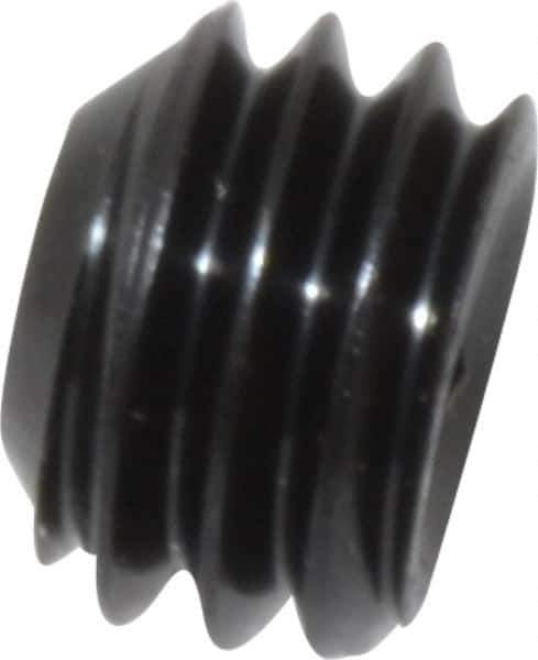 Unbrako - 3/8-16 UNC, 1/4" OAL, Cup Point Set Screw - Grade 8 Alloy Steel, 3/16" Key - Apex Tool & Supply