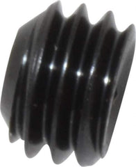 Unbrako - 3/8-16 UNC, 1/4" OAL, Cup Point Set Screw - Grade 8 Alloy Steel, 3/16" Key - Apex Tool & Supply