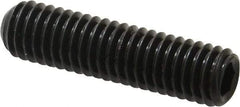 Unbrako - 3/8-16 UNC, 1-1/2" OAL, Cup Point Set Screw - Grade 8 Alloy Steel, 3/16" Key - Apex Tool & Supply