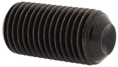Unbrako - 3/8-24 UNF, 3/4" OAL, Cup Point Set Screw - Grade 8 Alloy Steel, 3/16" Key - Apex Tool & Supply