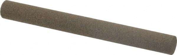 Norton - 4" Long x 3/8" Diam x 3/8" Thick, Aluminum Oxide Sharpening Stone - Round, Coarse Grade - Apex Tool & Supply