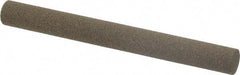 Norton - 4" Long x 3/8" Diam x 3/8" Thick, Aluminum Oxide Sharpening Stone - Round, Coarse Grade - Apex Tool & Supply