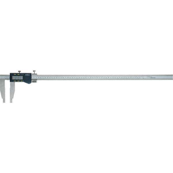 Fowler - 0 to 600mm Range, 0.01mm Resolution, Electronic Caliper - 4" Jaws, 8mm Accuracy, Serial Output - Apex Tool & Supply