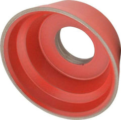 Norton - 3-3/4" Diam, 1-1/4" Hole Size, 1-1/2" Overall Thickness, 150 Grit, Type 11 Tool & Cutter Grinding Wheel - Very Fine Grade, CBN, Resinoid Bond - Apex Tool & Supply