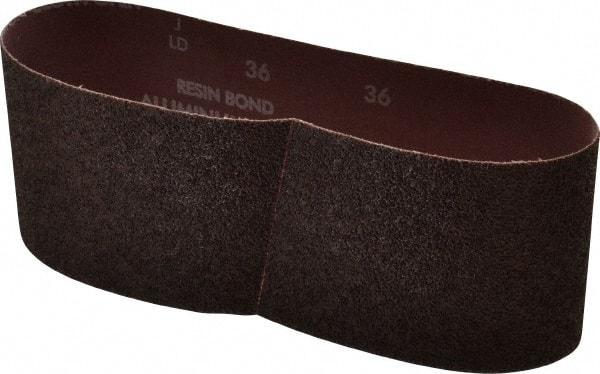 Norton - 4" Wide x 24" OAL, 36 Grit, Aluminum Oxide Abrasive Belt - Aluminum Oxide, Very Coarse, Coated, X Weighted Cloth Backing, Series R228 - Apex Tool & Supply