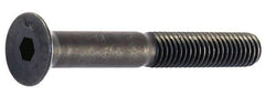 Unbrako - 3/4-10 UNC Hex Socket Drive, 82° Flat Screw - Alloy Steel, Black Oxide Finish, 2" OAL - Apex Tool & Supply