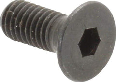 Unbrako - #10-32 UNF Hex Socket Drive, 82° Flat Screw - Alloy Steel, Black Oxide Finish, 1/2" OAL - Apex Tool & Supply