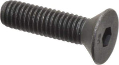 Unbrako - #10-32 UNF Hex Socket Drive, 82° Flat Screw - Alloy Steel, Black Oxide Finish, 3/4" OAL - Apex Tool & Supply