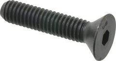 Unbrako - 5/16-18 UNC Hex Socket Drive, 82° Flat Screw - Alloy Steel, Black Oxide Finish, 1-1/2" OAL - Apex Tool & Supply