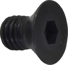 Unbrako - 1/2-13 UNC Hex Socket Drive, 82° Flat Screw - Alloy Steel, Black Oxide Finish, 3/4" OAL - Apex Tool & Supply