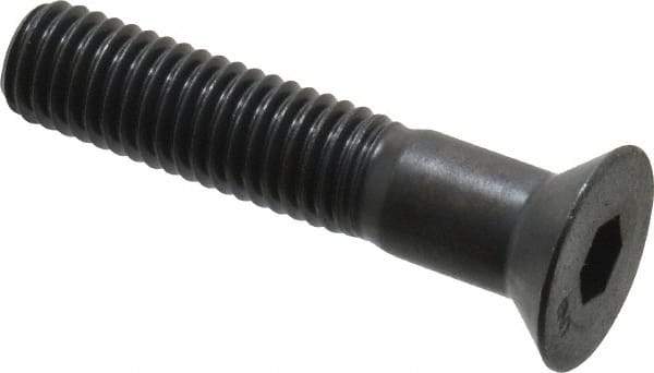 Unbrako - 1/2-13 UNC Hex Socket Drive, 82° Flat Screw - Alloy Steel, Black Oxide Finish, 2-1/2" OAL - Apex Tool & Supply