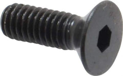 Unbrako - M4x0.70 Metric Coarse Hex Socket Drive, 90 to 92° Flat Screw - Grade 12.9 Alloy Steel, Black Oxide Finish, 12mm OAL - Apex Tool & Supply