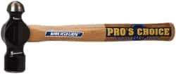 Vaughan Bushnell - 2 Lb Head Ball Pein Hammer - Hickory Handle, 15-3/4" OAL - Apex Tool & Supply