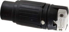 Hubbell Wiring Device-Kellems - 250 VDC, 600 VAC, 50 Amp, NonNEMA Configuration, Industrial Grade, Self Grounding Connector - 1 Phase, 3 Poles, IP20, 0.83 to 1-1/4 Inch Cord Diameter - Apex Tool & Supply