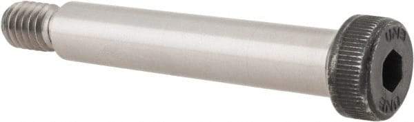 Unbrako - 3/8" Shoulder Diam x 2" Shoulder Length, 5/16-18 UNC, Hex Socket Shoulder Screw - 8 Alloy Steel, 0.543 to 0.562" Head Diam - Apex Tool & Supply