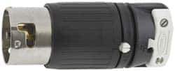 Hubbell Wiring Device-Kellems - 125 VAC, 50 Amp, NonNEMA Configuration, Industrial Grade, Self Grounding Plug - 1 Phase, 2 Poles, IP20, 0.83 to 1-1/4 Inch Cord Diameter - Apex Tool & Supply