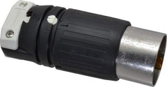 Hubbell Wiring Device-Kellems - 250 VDC, 600 VAC, 50 Amp, NonNEMA Configuration, Industrial Grade, Self Grounding Plug - 1 Phase, 3 Poles, IP20, 0.83 to 1-1/4 Inch Cord Diameter - Apex Tool & Supply