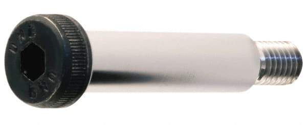 Unbrako - 8mm Shoulder Diam x 50mm Shoulder Length, M6x1 Metric Coarse, Hex Socket Shoulder Screw - 12.9 Alloy Steel, 5.5mm Head Height x 13mm Head Diam - Apex Tool & Supply