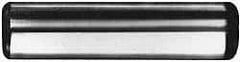 Made in USA - 8mm Diam x 40mm Pin Length Alloy Steel Standard Dowel Pin - Bright Finish, C 47-58 & C 60 (Surface) Hardness, 1 Beveled & 1 Rounded End - Apex Tool & Supply