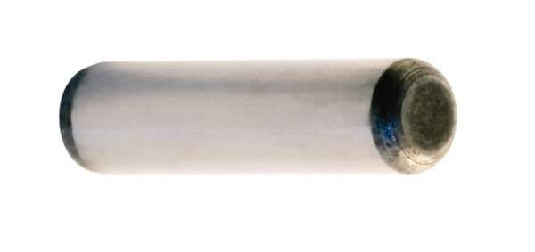 Unbrako - 3/4" Diam x 3-1/2" Pin Length Grade 8 Alloy Steel Oversized Dowel Pin - C 60 (Surface) & C 50-58 Hardness, 66,270 Lb Breaking Strength, 1 Beveled & 1 Rounded End - Apex Tool & Supply