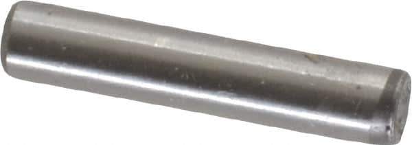 Unbrako - 1/8" Diam x 5/8" Pin Length Grade 8 Alloy Steel Oversized Dowel Pin - C 60 (Surface) & C 50-58 Hardness, 1,845 Lb Breaking Strength, 1 Beveled & 1 Rounded End - Apex Tool & Supply