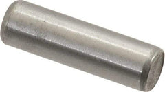 Unbrako - 3/16" Diam x 5/8" Pin Length Grade 8 Alloy Steel Oversized Dowel Pin - C 60 (Surface) & C 50-58 Hardness, 4,140 Lb Breaking Strength, 1 Beveled & 1 Rounded End - Apex Tool & Supply