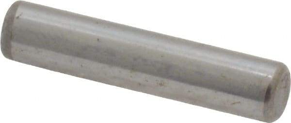 Unbrako - 3/16" Diam x 7/8" Pin Length Grade 8 Alloy Steel Oversized Dowel Pin - C 60 (Surface) & C 50-58 Hardness, 4,140 Lb Breaking Strength, 1 Beveled & 1 Rounded End - Apex Tool & Supply
