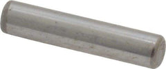 Unbrako - 3/16" Diam x 7/8" Pin Length Grade 8 Alloy Steel Oversized Dowel Pin - C 60 (Surface) & C 50-58 Hardness, 4,140 Lb Breaking Strength, 1 Beveled & 1 Rounded End - Apex Tool & Supply
