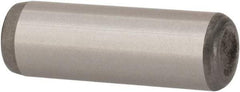 Unbrako - 1/4" Diam x 3/4" Pin Length Grade 8 Alloy Steel Oversized Dowel Pin - C 60 (Surface) & C 50-58 Hardness, 7,370 Lb Breaking Strength, 1 Beveled & 1 Rounded End - Apex Tool & Supply