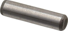 Unbrako - 1/4" Diam x 1" Pin Length Grade 8 Alloy Steel Oversized Dowel Pin - C 60 (Surface) & C 50-58 Hardness, 7,370 Lb Breaking Strength, 1 Beveled & 1 Rounded End - Apex Tool & Supply