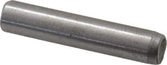 Unbrako - 1/4" Diam x 1-1/4" Pin Length Grade 8 Alloy Steel Oversized Dowel Pin - C 60 (Surface) & C 50-58 Hardness, 7,370 Lb Breaking Strength, 1 Beveled & 1 Rounded End - Apex Tool & Supply