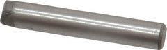 Unbrako - 1/4" Diam x 1-1/2" Pin Length Grade 8 Alloy Steel Oversized Dowel Pin - C 60 (Surface) & C 50-58 Hardness, 7,370 Lb Breaking Strength, 1 Beveled & 1 Rounded End - Apex Tool & Supply