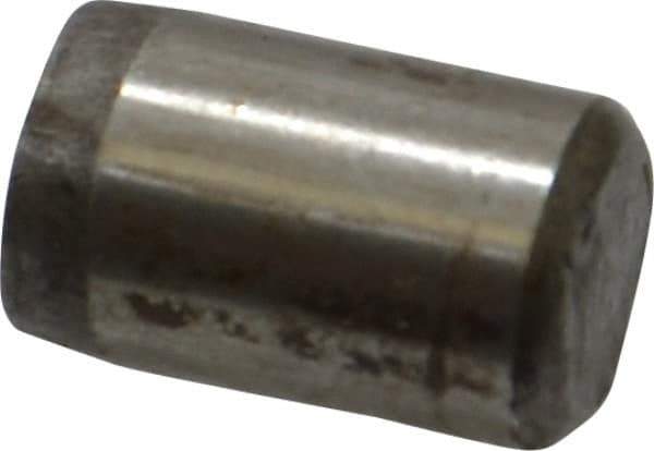 Unbrako - 5/16" Diam x 1/2" Pin Length Grade 8 Alloy Steel Oversized Dowel Pin - C 60 (Surface) & C 50-58 Hardness, 11,500 Lb Breaking Strength, 1 Beveled & 1 Rounded End - Apex Tool & Supply