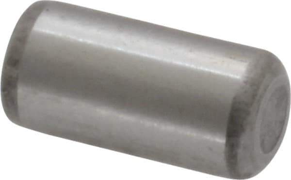 Unbrako - 5/16" Diam x 5/8" Pin Length Grade 8 Alloy Steel Oversized Dowel Pin - C 60 (Surface) & C 50-58 Hardness, 11,500 Lb Breaking Strength, 1 Beveled & 1 Rounded End - Apex Tool & Supply
