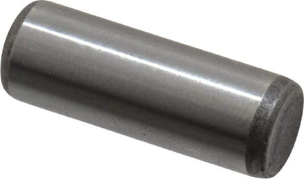 Unbrako - 5/16" Diam x 7/8" Pin Length Grade 8 Alloy Steel Oversized Dowel Pin - C 60 (Surface) & C 50-58 Hardness, 11,500 Lb Breaking Strength, 1 Beveled & 1 Rounded End - Apex Tool & Supply