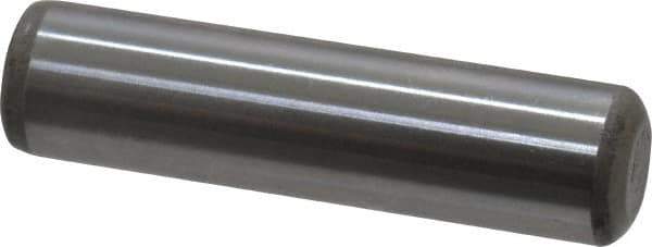 Unbrako - 5/16" Diam x 1-1/4" Pin Length Grade 8 Alloy Steel Oversized Dowel Pin - C 60 (Surface) & C 50-58 Hardness, 11,500 Lb Breaking Strength, 1 Beveled & 1 Rounded End - Apex Tool & Supply