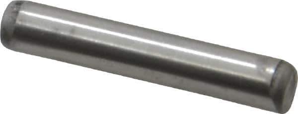 Unbrako - 5/16" Diam x 1-3/4" Pin Length Grade 8 Alloy Steel Oversized Dowel Pin - C 60 (Surface) & C 50-58 Hardness, 11,500 Lb Breaking Strength, 1 Beveled & 1 Rounded End - Apex Tool & Supply