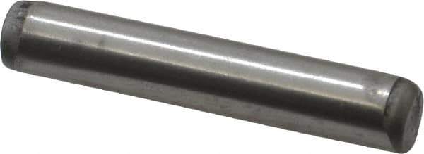 Unbrako - 5/16" Diam x 2" Pin Length Grade 8 Alloy Steel Oversized Dowel Pin - C 60 (Surface) & C 50-58 Hardness, 11,500 Lb Breaking Strength, 1 Beveled & 1 Rounded End - Apex Tool & Supply