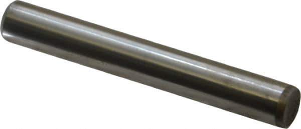 Unbrako - 5/16" Diam x 2-1/4" Pin Length Grade 8 Alloy Steel Oversized Dowel Pin - C 60 (Surface) & C 50-58 Hardness, 11,500 Lb Breaking Strength, 1 Beveled & 1 Rounded End - Apex Tool & Supply