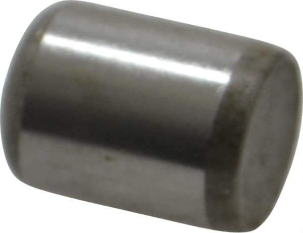 Unbrako - 3/8" Diam x 1/2" Pin Length Grade 8 Alloy Steel Oversized Dowel Pin - C 60 (Surface) & C 50-58 Hardness, 16,580 Lb Breaking Strength, 1 Beveled & 1 Rounded End - Apex Tool & Supply