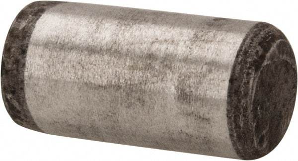 Unbrako - 3/8" Diam x 3/4" Pin Length Grade 8 Alloy Steel Oversized Dowel Pin - C 60 (Surface) & C 50-58 Hardness, 16,580 Lb Breaking Strength, 1 Beveled & 1 Rounded End - Apex Tool & Supply