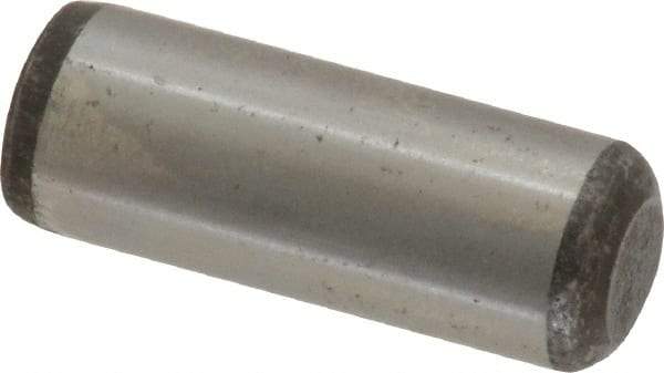 Unbrako - 3/8" Diam x 1" Pin Length Grade 8 Alloy Steel Oversized Dowel Pin - C 60 (Surface) & C 50-58 Hardness, 16,580 Lb Breaking Strength, 1 Beveled & 1 Rounded End - Apex Tool & Supply