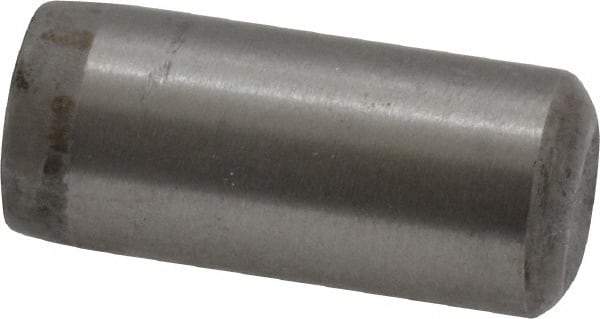 Unbrako - 7/16" Diam x 1" Pin Length Grade 8 Alloy Steel Oversized Dowel Pin - C 60 (Surface) & C 50-58 Hardness, 22,540 Lb Breaking Strength, 1 Beveled & 1 Rounded End - Apex Tool & Supply