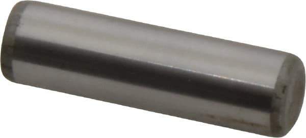 Unbrako - 7/16" Diam x 1-1/2" Pin Length Grade 8 Alloy Steel Oversized Dowel Pin - C 60 (Surface) & C 50-58 Hardness, 22,540 Lb Breaking Strength, 1 Beveled & 1 Rounded End - Apex Tool & Supply